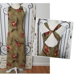 Donna Ricco floral maxi dress size 6